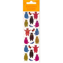 Load image into Gallery viewer, ＃ラコルタ　スタンダードミニステッカー　クマとサケ　bear　カラフル　ベア　キラキラ　ホログラム --- : La Colta Standard Mini Sticker Bear and Salmon Bear Colorful Bear Glitter Ho : La Colta Standard Mini Sticker :4562295519415
