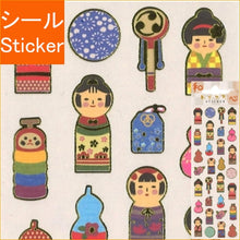 画像をギャラリービューアに読み込む, #和柄ｽﾃｯｶｰこけし --- S&amp;C <Japan others> :4562295521531

