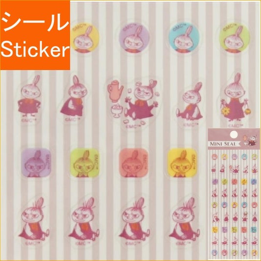 ＃ムーミン ＃ﾐﾆｽﾃｯｶｰﾘﾄﾙﾐｲ --- S&C ムーミン[シールシート]ミニシール/リトルミイ 北欧 : Moomin Mini sticker Little My :4562295524754