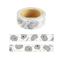 Load image into Gallery viewer, GREENFLASH Green Flash Seals - Animal Series Wombat Masking Tape Seal Book Lucky Bag Round Stylish Album Decoration Heart Lots of Stickers Smartphone Reward Flower Cute Schedule Book Diary Timekeeper: 4562482820904
