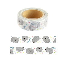 Load image into Gallery viewer, GREENFLASH Green Flash Seals - Animal Series Wombat Masking Tape Seal Book Lucky Bag Round Stylish Album Decoration Heart Lots of Stickers Smartphone Reward Flower Cute Schedule Book Diary Timekeeper: 4562482820904
