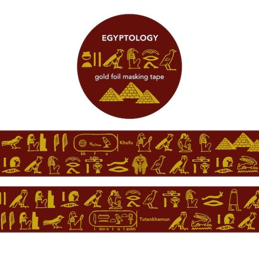 金箔ﾏｽｷﾝｸﾞﾃｰﾌﾟ古代ｴｼﾞﾌﾟﾄ学
