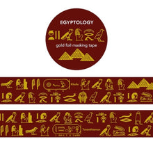 Load image into Gallery viewer, 金箔ﾏｽｷﾝｸﾞﾃｰﾌﾟ古代ｴｼﾞﾌﾟﾄ学
