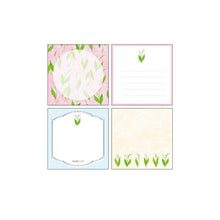 Load image into Gallery viewer, GREENFLASH Memo Pad Square BROOCHIR suzuran (Lily of the Valley) A5 B5 Grid Lined Blank Sticky Notes Cute Stylish Small Ring Character Schedule Book Time Keeper :4562482824179
