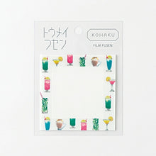 Load image into Gallery viewer, GREENFLASH ｸﾞﾘｰﾝﾌﾗｯｼｭ 手帳小物 ･ KOHAKU ﾄｳﾒｲﾌｾﾝ 透明付箋 drink ﾄﾞﾘﾝｸ 付箋紙 ﾎﾟｽﾄｲｯﾄ ふせん かわいい おしゃれ 吹き出し ｽｹｼﾞｭｰﾙ帳 手帳のﾀｲﾑｷｰﾊﾟｰ :4570057730169
