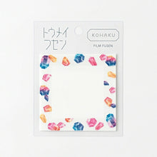 Load image into Gallery viewer, GREENFLASH ｸﾞﾘｰﾝﾌﾗｯｼｭ 手帳小物 ･ KOHAKU ﾄｳﾒｲﾌｾﾝ 透明付箋 jewel 付箋紙 ﾎﾟｽﾄｲｯﾄ ふせん かわいい おしゃれ 吹き出し ｽｹｼﾞｭｰﾙ帳 手帳のﾀｲﾑｷｰﾊﾟｰ :4570057730176
