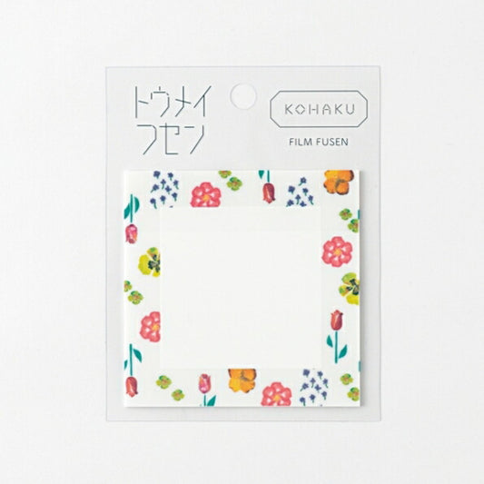 GREENFLASH ｸﾞﾘｰﾝﾌﾗｯｼｭ 手帳小物 ･ KOHAKU ﾄｳﾒｲﾌｾﾝ 透明付箋 flower 花 付箋紙 ﾎﾟｽﾄｲｯﾄ ふせん かわいい おしゃれ 吹き出し ｽｹｼﾞｭｰﾙ帳 手帳のﾀｲﾑｷｰﾊﾟｰ :4570057730183