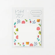 GREENFLASH ｸﾞﾘｰﾝﾌﾗｯｼｭ 手帳小物 ･ KOHAKU ﾄｳﾒｲﾌｾﾝ 透明付箋 flower 花 付箋紙 ﾎﾟｽﾄｲｯﾄ ふせん かわいい おしゃれ 吹き出し ｽｹｼﾞｭｰﾙ帳 手帳のﾀｲﾑｷｰﾊﾟｰ :4570057730183