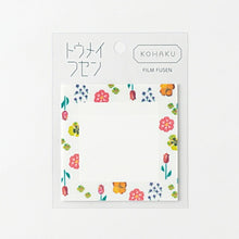 Load image into Gallery viewer, GREENFLASH ｸﾞﾘｰﾝﾌﾗｯｼｭ 手帳小物 ･ KOHAKU ﾄｳﾒｲﾌｾﾝ 透明付箋 flower 花 付箋紙 ﾎﾟｽﾄｲｯﾄ ふせん かわいい おしゃれ 吹き出し ｽｹｼﾞｭｰﾙ帳 手帳のﾀｲﾑｷｰﾊﾟｰ :4570057730183
