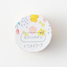 Load image into Gallery viewer, #TRANSPARENT TAPE (flower) --- Green Flash <Japan seal> :4570057730220
