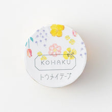 Load image into Gallery viewer, #TRANSPARENT TAPE (flower) --- Green Flash <Japan seal> :4570057730220
