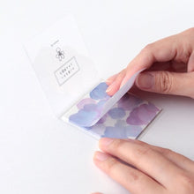 Load image into Gallery viewer, ＃いろを楽しむ半透明ふせん(ｽﾐﾚ) --- : Enjoy the colors of translucent sticky notes (violets) :4570057743527
