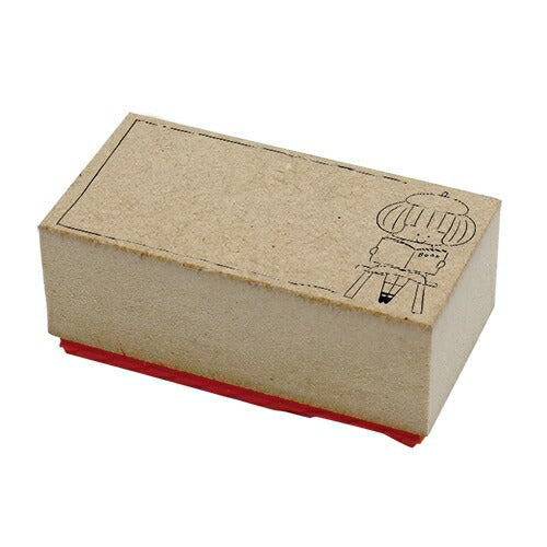 YAMAZAKURA Stamp - Frame Stamp, Rectangle mizutama01 Girl, Stamp Pad, Ink, Cute Character, Planner, Illustration, 6mm, 5 pieces, 3 pieces, Reward Stamp, Office, Teacher, Schedule Planner, Planner Timekeeper: 4571105929542