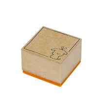 Load image into Gallery viewer, YAMAZAKURA Stamp - Frame Stamp Square mizutama02 Dog Stamp Pad Ink Cute Character Planner Illustration 6mm 5 pieces 3 pieces Reward Stamp Office Teacher Planner Timekeeper: 4571105929580
