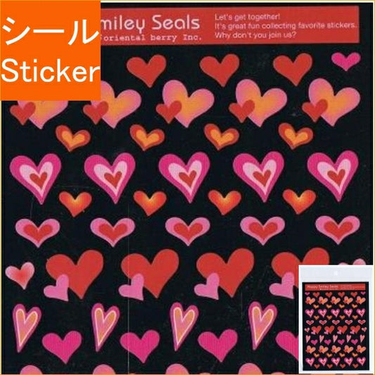 ORIENTALBERRY ｵﾘｴﾝﾀﾙﾍﾞﾘｰ ｼｰﾙ ･ Happy Smily Seal S-566 ﾊｰﾄｱｿｰﾄA ｼｰﾙ帳 福袋 丸 おしゃれ ｱﾙﾊﾞﾑ ﾃﾞｺﾚｰｼｮﾝ ﾊｰﾄ 大量 ｽﾃｯｶｰ ｽﾏﾎ ごほうび 花 かわいい ｽｹｼﾞｭｰﾙ帳 手帳のﾀｲﾑｷｰﾊﾟｰ :4571225405667