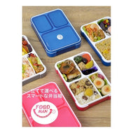 薄型弁当箱 ﾌｰﾄﾞﾏﾝ 600 ｸﾘｱ ﾗｲﾄｸﾞﾚｰ