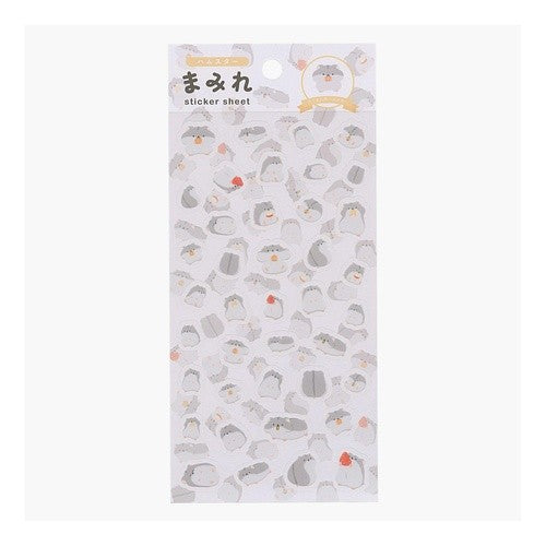 ＃Wクラ　まみれシールシート　ハムスター --- シールシート まみれシリーズ 【ハムスター】 MRSE-006 : W Kura Covered Sticker Sheet Hamster :4571351423696