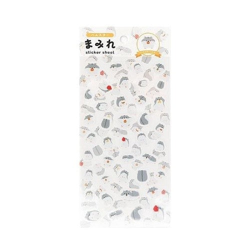 ＃Wクラ　まみれシールシート　ハムスター --- シールシート まみれシリーズ 【ハムスター】 MRSE-006 : W Kura Covered Sticker Sheet Hamster :4571351423696