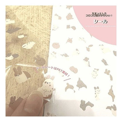 ＃Wクラ　まみれシールシート　ハムスター --- シールシート まみれシリーズ 【ハムスター】 MRSE-006 : W Kura Covered Sticker Sheet Hamster :4571351423696