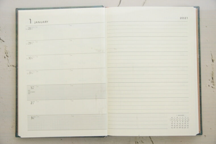 【廃版商品数量限定】 PAPERBLANKS ﾍﾟｰﾊﾟｰﾌﾞﾗﾝｸｽ 2022年1月　週間ﾚﾌﾄ式(ﾎﾘｿﾞﾝﾀﾙ) B6 ﾐﾃﾞｨ ﾊﾞｰｿ　廃版 数量限定　一部袋が入っていない商品があります。　ｱｰﾄ　芸術　画家　近代ｱｰﾄ　抽象画　素材 :4571491699226
