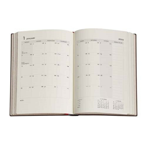 【ＳＡＬＥ価格！30％割引】【メール便送料無料】PAPERBLANKS ﾍﾟｰﾊﾟｰﾌﾞﾗﾝｸｽ 2024年1月始まり 手帳 週間ﾚﾌﾄ式(ﾎﾘｿﾞﾝﾀﾙ) B6 ﾐﾃﾞｨ ﾊｰﾄﾞｶﾊﾞｰ ｲﾝﾃﾘｱ 本棚 大人かわいい おしゃれ かわいい ｰ  ｽｹｼﾞｭｰﾙ帳 手帳のﾀｲﾑｷｰﾊﾟｰ :4571263436401