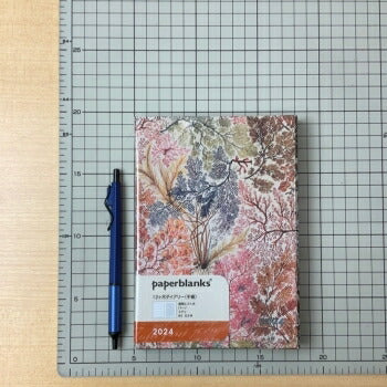 【ＳＡＬＥ価格！30％割引】【メール便送料無料】PAPERBLANKS ﾍﾟｰﾊﾟｰﾌﾞﾗﾝｸｽ 2024年1月始まり 手帳 週間ﾚﾌﾄ式(ﾎﾘｿﾞﾝﾀﾙ) B6 ﾐﾃﾞｨ ﾊｰﾄﾞｶﾊﾞｰ ｲﾝﾃﾘｱ 本棚 大人かわいい おしゃれ かわいい ｰ  ｽｹｼﾞｭｰﾙ帳 手帳のﾀｲﾑｷｰﾊﾟｰ :4571263436401