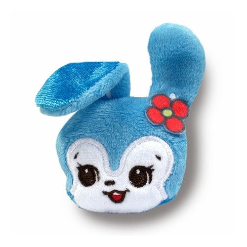 ＃フェイスぬいぐるみバッジ SWIMMER ブルーうさ : Face stuffed animal badge SWIMMER blue rabbit : 4571590203400 :4571590203400
