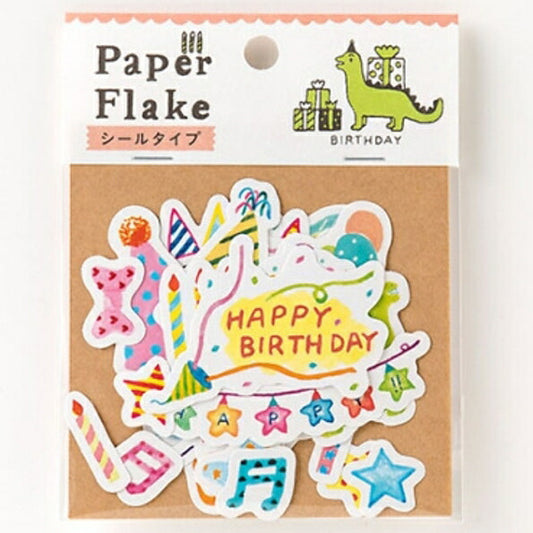 IROHA Iroha Publishing SEAL/PAPER FLAKE APFS-03 Birthday Sticker Book Lucky Bag Schedule Deco Sticker Diary Reward Flower Alphabet Schedule Book Organizer:4573468142606