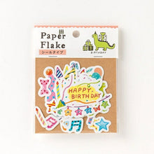 Load image into Gallery viewer, IROHA Iroha Publishing SEAL/PAPER FLAKE APFS-03 Birthday Sticker Book Lucky Bag Schedule Deco Sticker Diary Reward Flower Alphabet Schedule Book Organizer:4573468142606
