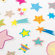 Load image into Gallery viewer, IROHA いろは出版 ｼｰﾙ ･ PAPER FLAKE APFS-04 ｽﾀｰ ｼｰﾙ帳 福袋 ｽｹｼﾞｭｰﾙ ﾃﾞｺ ｽﾃｯｶｰ ﾀﾞｲｱﾘｰ ごほうび 花 ｱﾙﾌｧﾍﾞｯﾄ  ｽｹｼﾞｭｰﾙ帳 手帳のﾀｲﾑｷｰﾊﾟｰ :4573468142613
