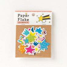 Load image into Gallery viewer, IROHA いろは出版 ｼｰﾙ ･ PAPER FLAKE APFS-04 ｽﾀｰ ｼｰﾙ帳 福袋 ｽｹｼﾞｭｰﾙ ﾃﾞｺ ｽﾃｯｶｰ ﾀﾞｲｱﾘｰ ごほうび 花 ｱﾙﾌｧﾍﾞｯﾄ  ｽｹｼﾞｭｰﾙ帳 手帳のﾀｲﾑｷｰﾊﾟｰ :4573468142613
