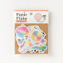 Load image into Gallery viewer, IROHA Iroha Publishing Seals, PAPER FLAKE APFS-07 CHIBI Bubbles, Seal Book, Lucky Bag, Schedule, Deco, Stickers, Diary, Reward, Flowers, Alphabet, Planner, Time Keeper for Notebooks: 4573468142644
