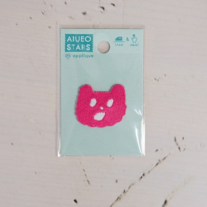 IROHA いろは出版 ｼｰﾙ ･ AIUEOAPPLIQUEAIUEOSTARSAQAS-17 KUMAPINK ｱｯﾌﾟﾘｹ ﾜｯﾍﾟﾝ 刺繍 ｼｰﾙ帳 福袋 ｽｹｼﾞｭｰﾙ ﾃﾞｺ ｽﾃｯｶｰ ﾀﾞｲｱﾘｰ ごほうび 花 ｱﾙﾌｧﾍﾞｯﾄ  ｽｹｼﾞｭｰﾙ帳 手帳のﾀｲﾑｷｰﾊﾟｰ :4573468142842