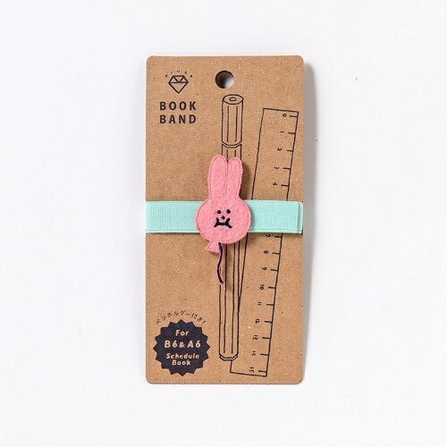 IROHA いろは出版 手帳小物 ･ BOOKBAND appliqueABA-04 UB-balloon PK AIUEO 手帳ﾊﾞﾝﾄﾞ　ﾌﾞｯｸﾊﾞﾝﾄﾞ　ﾍﾟﾝﾎﾙﾀﾞｰ　かわいい　ほぼ日　ネック　クリップ  ｽｹｼﾞｭｰﾙ帳 手帳のﾀｲﾑｷｰﾊﾟｰ :4573468145362
