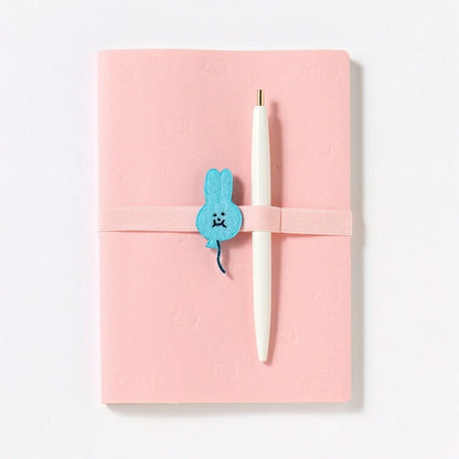 IROHA いろは出版 手帳小物 ･ BOOKBAND appliqueABA-05 UB-balloon BL AIUEO 手帳ﾊﾞﾝﾄﾞ　ﾌﾞｯｸﾊﾞﾝﾄﾞ　ﾍﾟﾝﾎﾙﾀﾞｰ　かわいい　ほぼ日　ネック　クリップ  ｽｹｼﾞｭｰﾙ帳 手帳のﾀｲﾑｷｰﾊﾟｰ :4573468145379