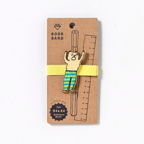 IROHA いろは出版 手帳小物 ･ BOOKBAND appliqueABA-07 WOOOLG AIUEO 手帳ﾊﾞﾝﾄﾞ　ﾌﾞｯｸﾊﾞﾝﾄﾞ　ﾍﾟﾝﾎﾙﾀﾞｰ　かわいい　ほぼ日　ネック　クリップ  ｽｹｼﾞｭｰﾙ帳 手帳のﾀｲﾑｷｰﾊﾟｰ :4573468145393