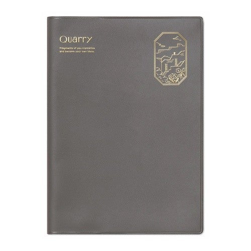 ＃いろは出版 ＃QuarrynotebookB6GQB6-03slategray :4573468167401