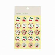 FRONTIER Round Seals, HEIKO Fancy Paper Series Cherry, Showa Retro Seal Book, Lucky Bag, Stylish Album Decoration, Heart, Bulk Stickers, Smartphone, Reward, Flower, Cute, Schedule Book, Notebook Timekeeper: 4580416996013