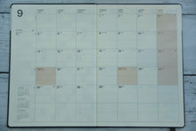 Load image into Gallery viewer, [Last year's model] Planner schedule book LACONIC 2023 January start 2022 September start Monthly (block) B6 VP Typo Rubber band Hardcover Gantt chart Chinese zodiac refill Work plan Adult cute Stylish Planner Timekeeper: 4589988487561
