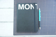 Load image into Gallery viewer, [Last year's model] Planner schedule book LACONIC 2023 January start 2022 September start Monthly (block) B6 VP Typo Rubber band Hardcover Gantt chart Chinese zodiac refill Work plan Adult cute Stylish Planner Timekeeper: 4589988487561
