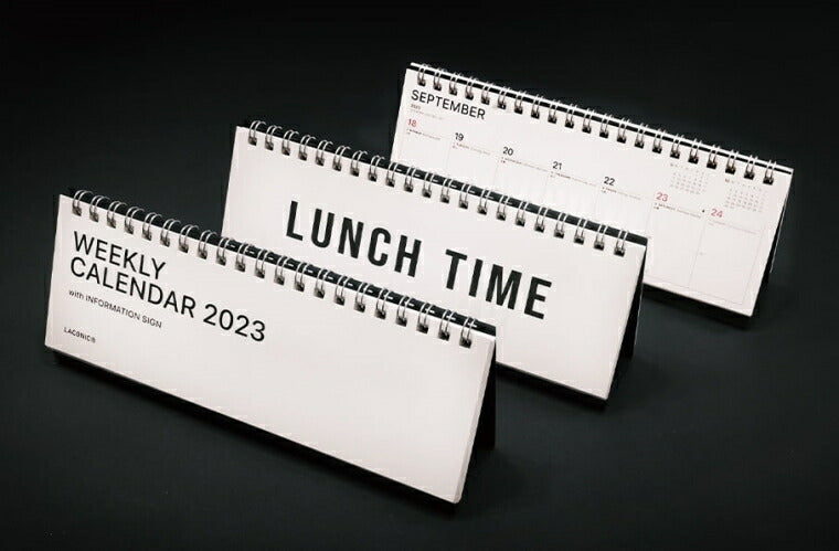 Calendar Schedule Book LACONIC 2023 January Start A5 WEEKLY CALENDAR Gantt Chart Zodiac Diary Refill Work Planner Adult Cute Stylish Size Notebook Timekeeper :4580749645039