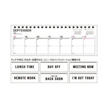 Load image into Gallery viewer, Calendar Schedule Book LACONIC 2023 January Start A5 WEEKLY CALENDAR Gantt Chart Zodiac Diary Refill Work Planner Adult Cute Stylish Size Notebook Timekeeper :4580749645039
