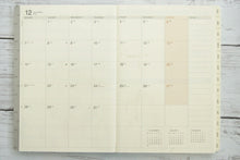 Load image into Gallery viewer, [Engravable] [30% OFF] Planner Schedule Book LACONIC 2023 January Start 2022 December Start Weekly Vertical Left B6 ToiToiToi Gantt Chart Zodiac Refill Work Plan Planner's Timekeeper: 4948197037774
