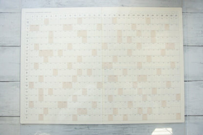 [10% OFF ★ Limited Time Offer] [Mail便送料無料] Diary Schedule Book LACONIC 2023 January Start 2022 December Start Monthly A4 Gantt Chart Craft Chipboard Eto Refill Work Plan Size Diary Timekeeper: 4589988491971