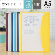 【30％割引】P10倍★ 【メール便送料無料】 手帳 ｽｹｼﾞｭｰﾙ帳 LACONIC ﾗｺﾆｯｸ 2023年 4月始まり 2023 3月始まり A5 ｶﾞﾝﾄﾁｬｰﾄ ﾎﾟｹｯﾄ LMLM01-190 ﾘﾌｨﾙ 仕事計画 おしゃれ かわいい 可愛い 手帳のﾀｲﾑｷｰﾊﾟｰ :4580749647439