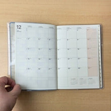 Load image into Gallery viewer, LACONIC 2024 (starts December 2023) Planner Weekly Vertical Left B6 Work Planner Cotton Diary Stylish, Cute Design Planner Cover Schedule Book - Timekeeper :4948197025450
