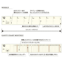 Load image into Gallery viewer, [Mail便送料無料] LACONIC Laconic January 2024 Start (December 2023 Start) Planner A5 Work Plan Hardcover Design Stylish Adult Cute Planner Cover Diary Schedule Book Planner Timekeeper :4589988481835

