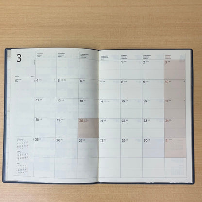【ＳＡＬＥ価格】LACONIC ﾗｺﾆｯｸ 2024年 4月始まり (2024年 3月始まり) 手帳 月間式(月間ﾌﾞﾛｯｸ) A5 A5M ﾎﾟｹｯﾄ 仕事計画　おしゃれ 大人かわいい 手帳ｶﾊﾞｰ　シンプル  ﾀﾞｲｱﾘｰ  ｽｹｼﾞｭｰﾙ帳 手帳のﾀｲﾑｷｰﾊﾟｰ :4589988491568