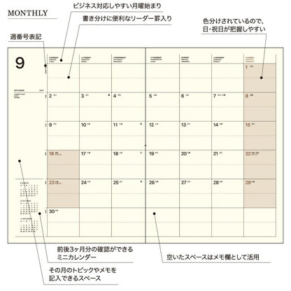 【SALE価格★】LACONIC ﾗｺﾆｯｸ 手帳 2025 1月始まり 2024年 9月始まり 月間 ﾏﾝｽﾘｰ ﾌﾞﾛｯｸ A5 A5M ﾄｲﾄｲﾄｲ ﾘﾌｨﾙ 仕事計画 ﾗｲﾌﾛｸﾞ 大人かわいい ｶﾞﾝﾄﾁｬｰﾄ ﾀﾞｲｱﾘｰ ﾎﾟｹｯﾄ  ｽｹｼﾞｭｰﾙ帳 手帳のﾀｲﾑｷｰﾊﾟｰ :4948197028321