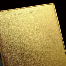 Load image into Gallery viewer, LACONIC 2025 (December 2024 start) Planner Monthly (Block) A5 Premium Monthly Metallic Synthetic Leather Gold Silver Work Plan Stylish Cute Notebook Cover Simple Diary Schedule Book :4902805287746
